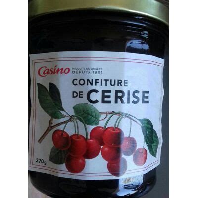 CONFITURE DE CERISE 370G CASINO