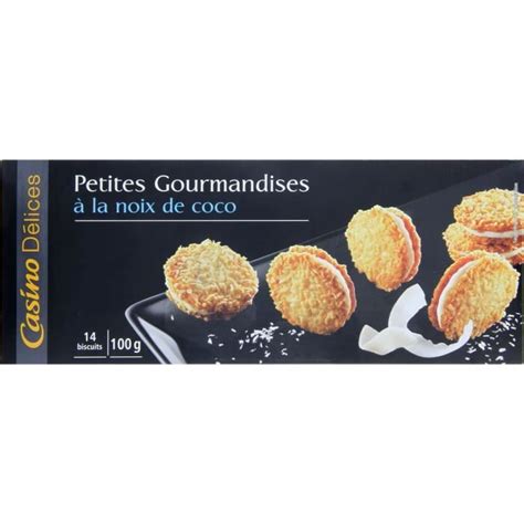 LES PETITES GOURMANDISES A LA NOIX DE COCO CASINO DELICES