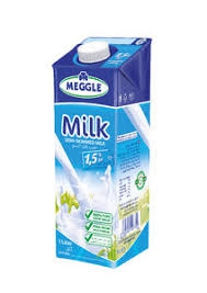LAIT MEGGLE DEMI ECREME 1L