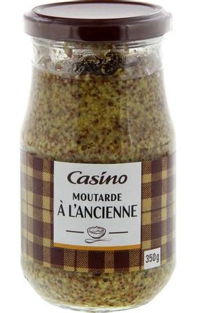 MOUTARDE A L'ANCIENNE CASINO 350G