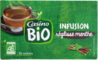THE CASINO BIO INFUSION REGLISSE MENTHE