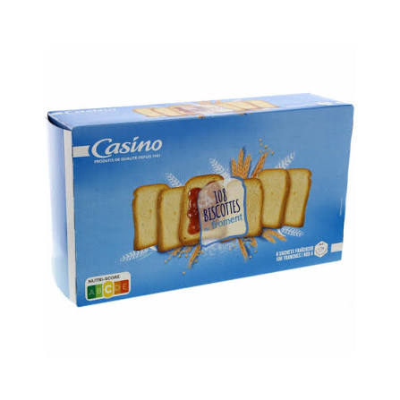 108 BISCOTTES AU FROMENT