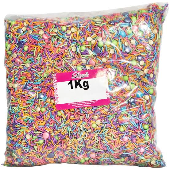 VERMICELLE MIXED COLOURS 1KG