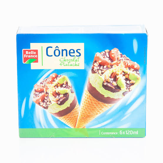 CONES CHOCOLAT PISTACHE BF