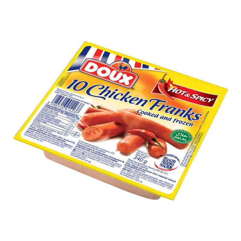 SAUCISSE HOT SPICY HALAL 340G
