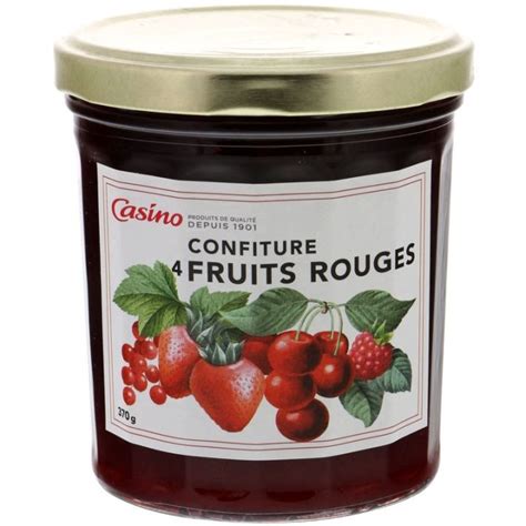 CONFITURE 4 FRUITS ROUGES CASINO