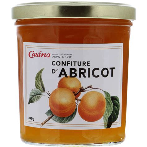 CONFITURE D'ABRICOT 370G CASINO