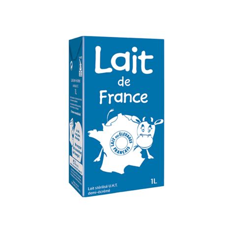 LAIT DE FRANCE BRIQUE ENTIER 1L