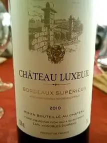 CHATEAU LUXEUIL BORDEAUX SUP
