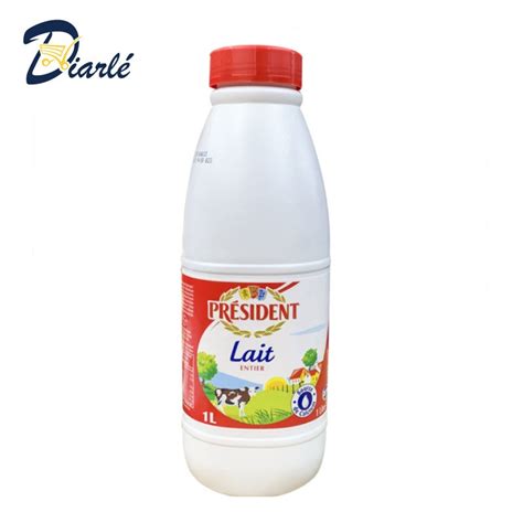 LAIT BOUTEILLE ENTIER PRÉSIDENT 1L