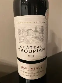 CHÂTEAU TROUPLAN HAUT MÉDOC GRAND VIN DE BORDEAUX
