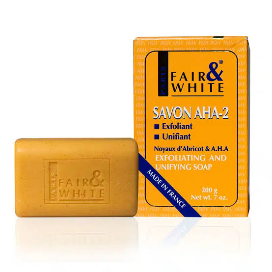 SAVON AHA-2 FAIR AND WHITE  200G