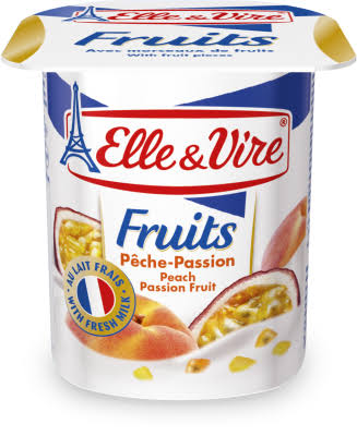 ELLE ET VIRE FRUITS PÊCHE PASSION