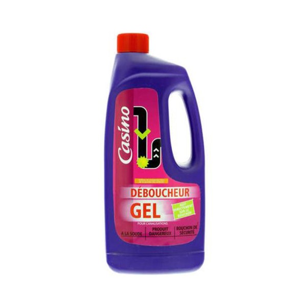 DEBOUCHEUR GEL POUR CANALISATION CASINO 1L