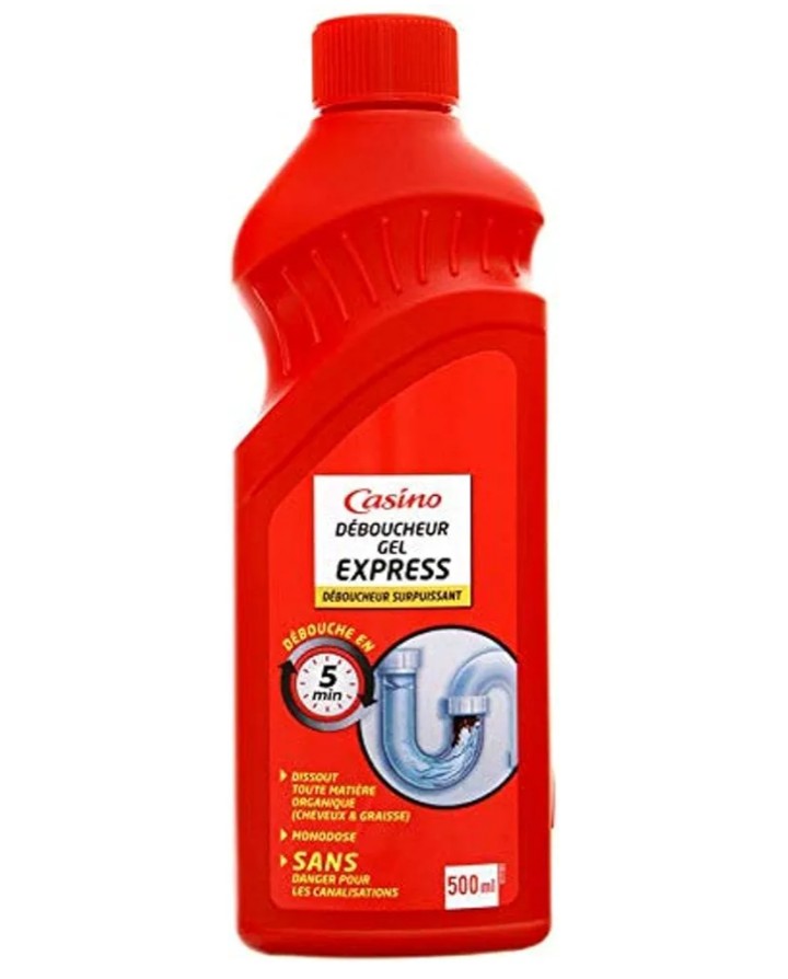 DEBOUCHEUR SURPUISSANT GEL EXPRESS CASINO 500ML