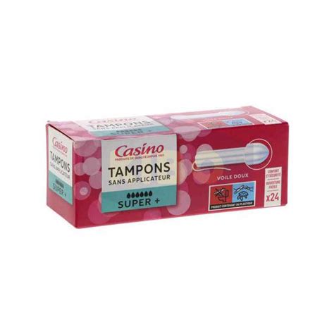 TAMPONS SANS APPLICATEUR SUPER CASINO