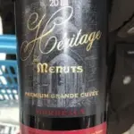 ROUGE BORDEAUX HERITAGE DE MENUTS PREMIUM GRANDE CUVEE MERLOT CABERNET