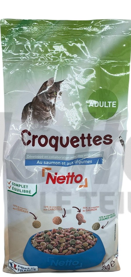 CROQUETTES AU SAUMON ET AUX LEGUMES 2KG NETTO