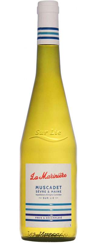 VIN BLANC LA MARINIERE MUSCADET SEVRE ET MAINE SUR LIE