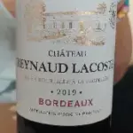 ROUGE BORDEAUX CHATEAU REYNAUD-LACOSTE 2020