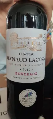 ROUGE BORDEAUX CHATEAU REYNAUD-LACOSTE