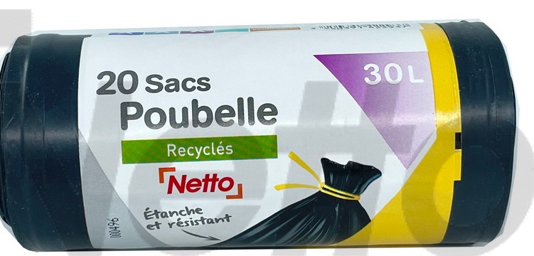 SAC POUBELLE NETTO 30 L
