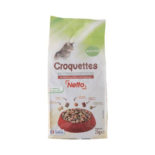 CROQUETTES NETTO CHAT ADULTE 2KG