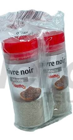 POIVRE NOIR MOULU NETTO