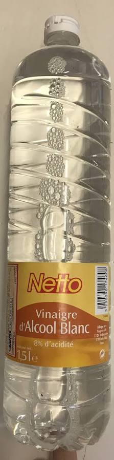 VINAIGRE D'ALCOOL BLANC NETTO 1.5L