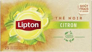 LIPTON THE NOIR CITRON