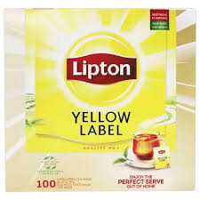 LIPTON YELLOW LABEL TEA 100ENVELOPPES