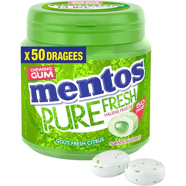 GUM MENTOS PURE FRESH VERT