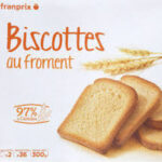 BISCOTTES AU FROMENT 97% DE CEREALES 300G