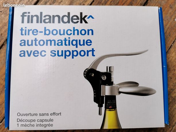 FINLANDEK TIRE -BOUCHON AUTOMATIQUE AVEC SUPPORT
