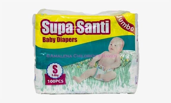 SUPA SANTI BABY DIAPERS S 15PCS