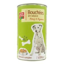 BOUCHEES EN SAUCE BOEUF ET LEGUMES 1200G BF