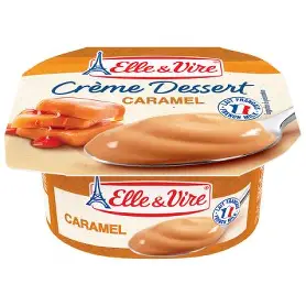 ELLE &VIVRE CREME DESSERT CARAMEL 125G