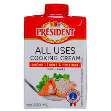 PRESIDENT ALL USES COOKING CREAM 200ML