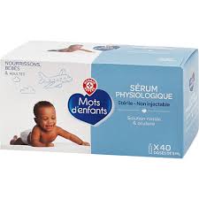 MOTS D'ENFANTS SERUM PHYSIOLOGIQUE