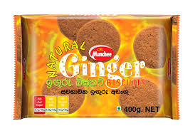 GINGER NATURAL BISCUITS 400G NET