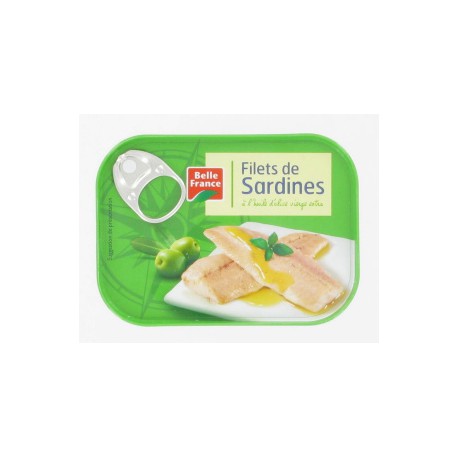 FILET DE SARDINES A L'HUILE D'OLIVE