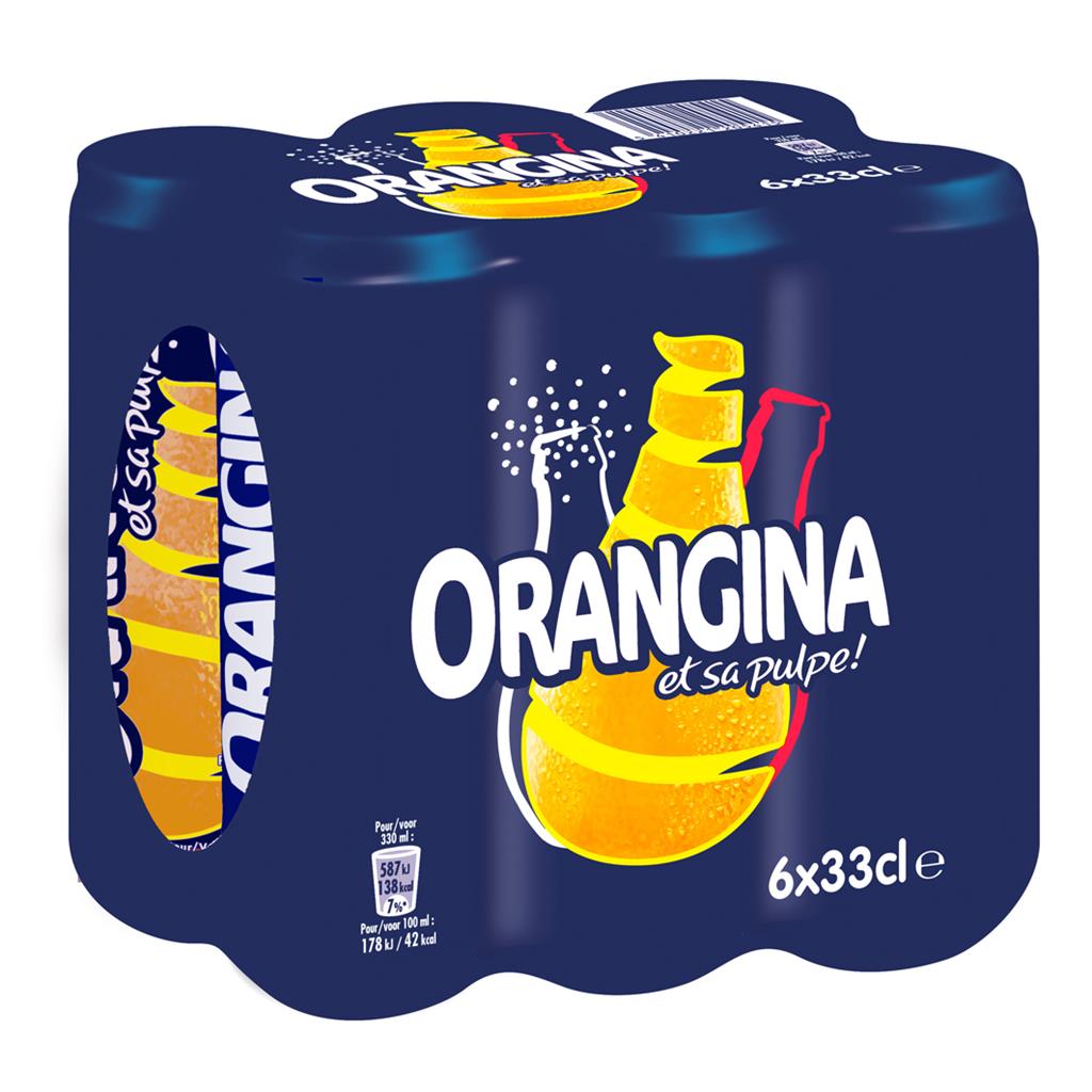 ORANGINA ET SA PULPE CANNETTE