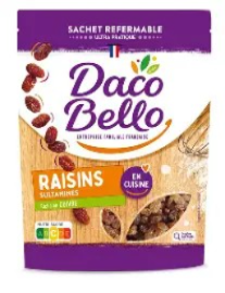 DACO BELLO RAISINS SULTANINES 250G