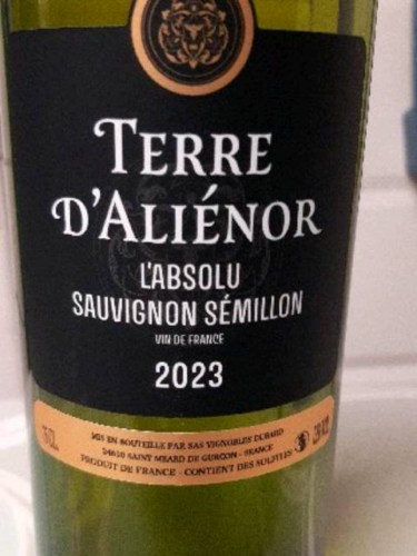 BLANC ALIENOR BORDEAUX/SEMILLON-SAUVIGNON 2020