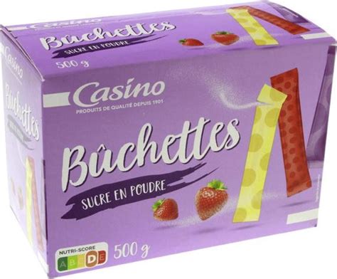 CASINO BUCHETTES SUCRE EN POUDRE 500G