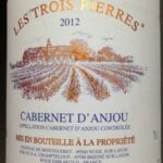 VAL DE LOIRE  LES TROIS PIERRES ROSE CABERNET D'ANJOU