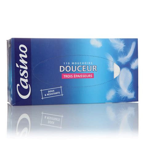 MOUCHOIRS CASINO DOUCEUR TROIS EPAISSEURS