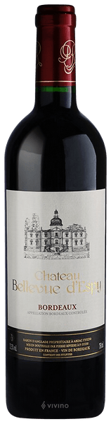 ROUGE BORDEAUX CHATEAU BELLEVUE D'ESPY