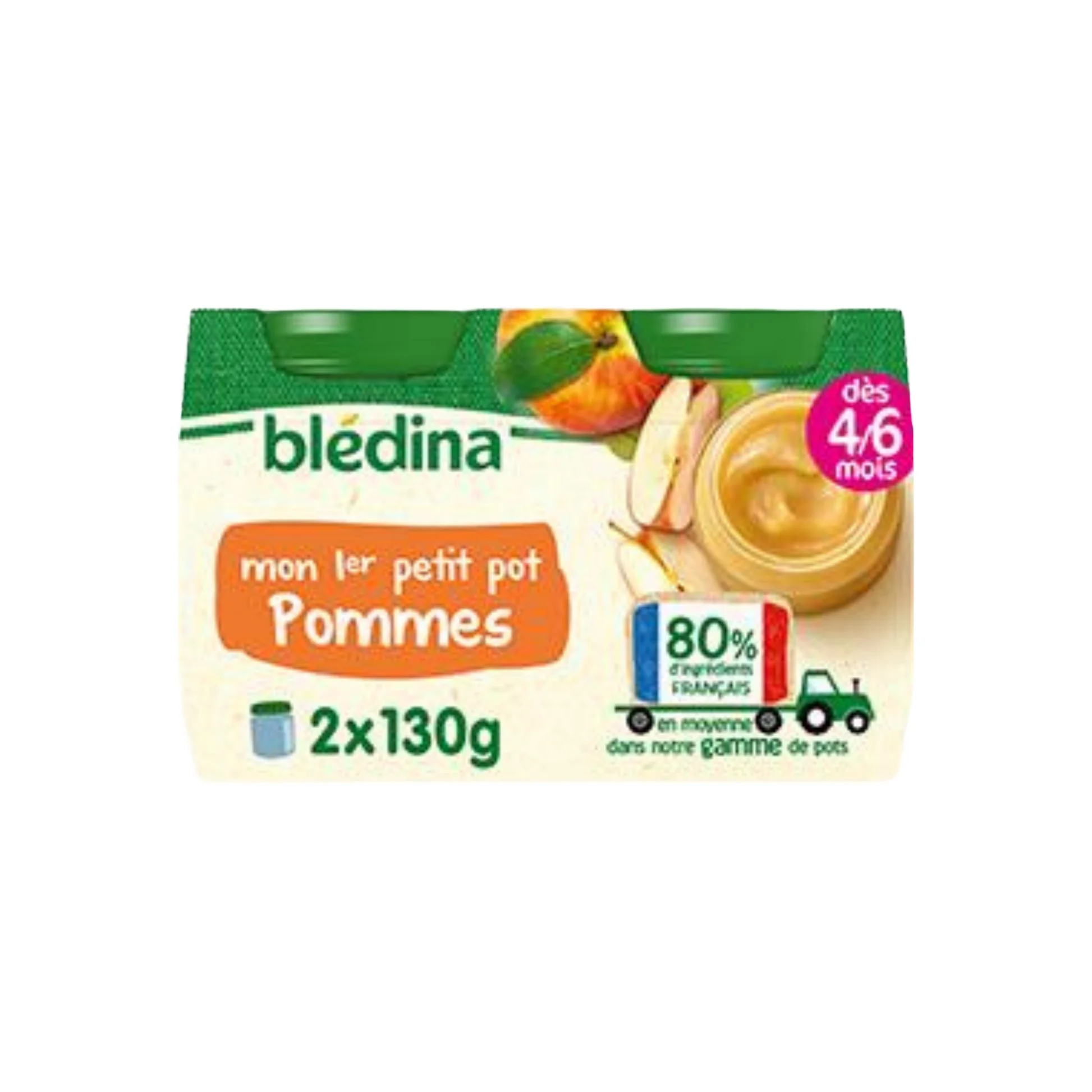 BLEDINA MON 1ER POT POMMES 2*130G
