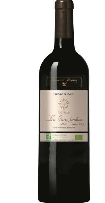 DOMAINE LES PIERRES FENDUES  2016 BERNARD MAGREZ ROUGE
